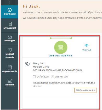 IU Health Portal